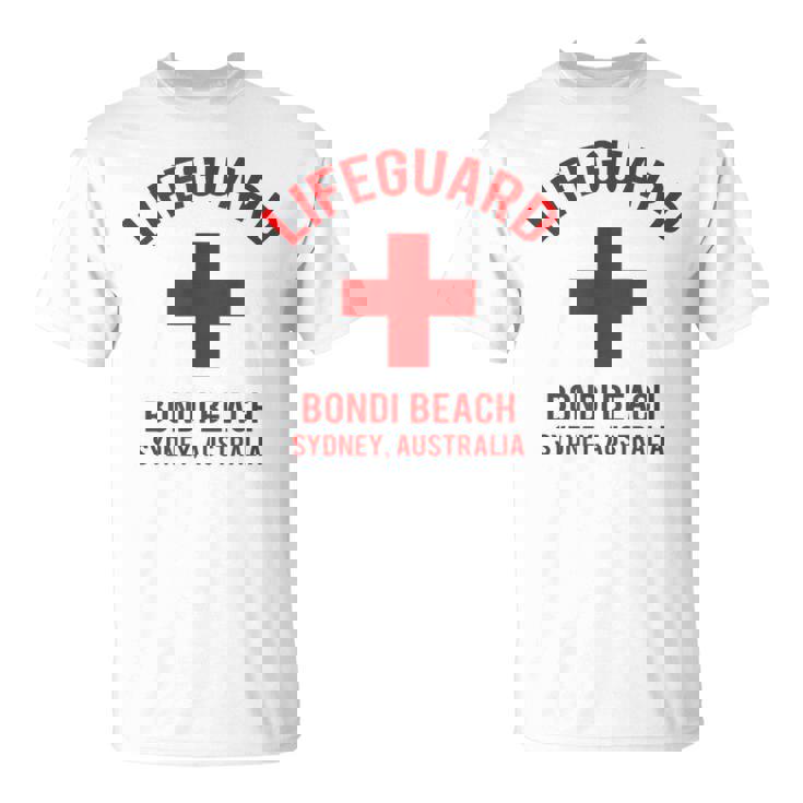 ライフガード ボンダイビーチ、シドニー、オーストラリア Tシャツ