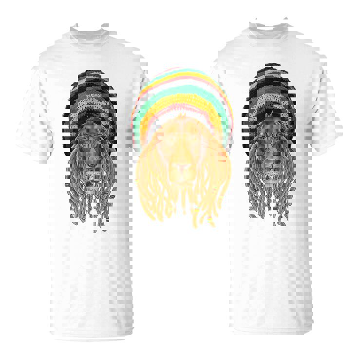 ラスタライオン ジャマイカ ラスタファリ カラーギフト レゲエ愛好家に Tシャツ