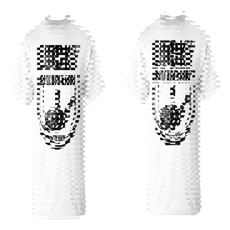 ラッキーボウリングシャツはボウラーのための面白い引用を洗わないでください Tシャツ