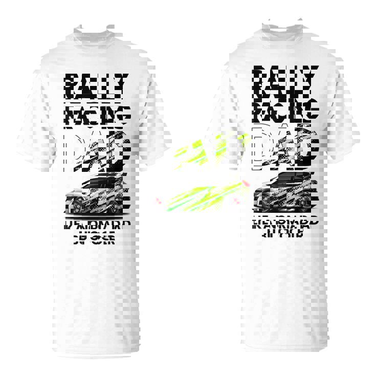 メンズ ラリーレース 父 ファニー ラリーカー レーシング お父さん Tシャツ