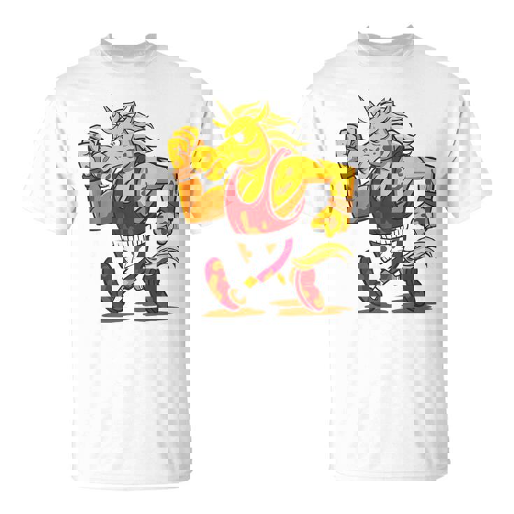 ランニング フィットネス スポーティ ユニコーン Tシャツ