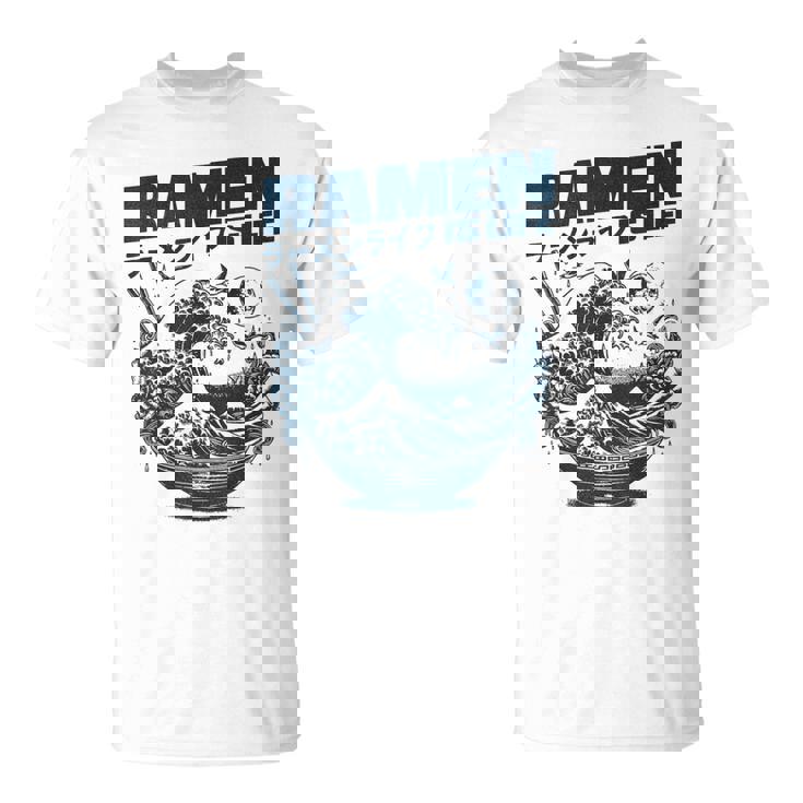 ラーメンは人生、マンガアニメオタクジャパンかわいいラーメン Tシャツ