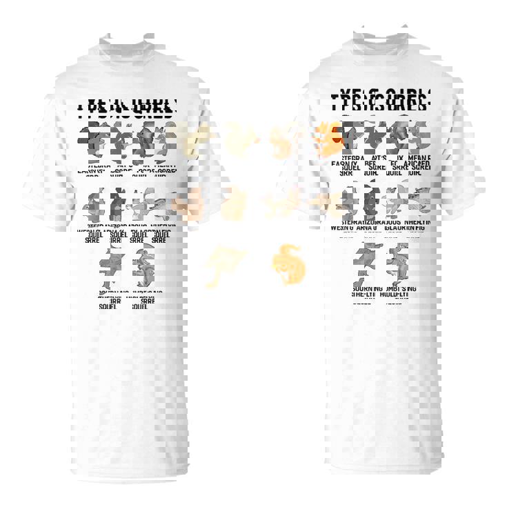 リスシャツの種類 おもしろリスシャツ リス Tシャツ