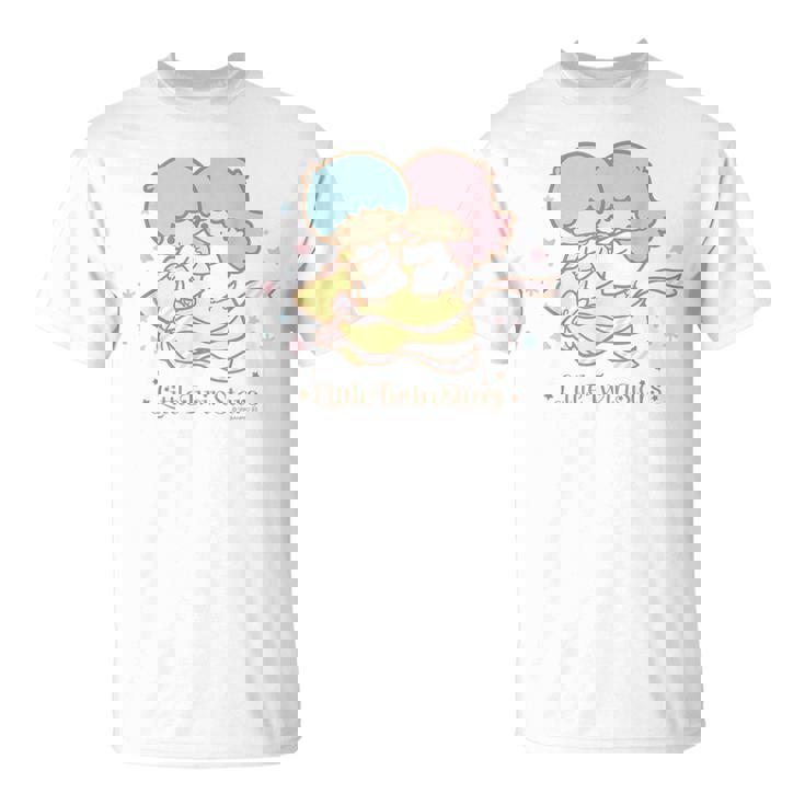 リトルツインスターズ ほしにのって ライトカラー Tシャツ