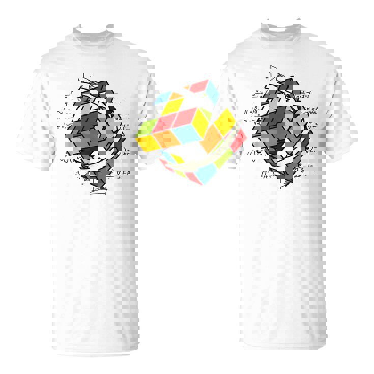 ルービックキューブ ルービックキューブ マジックキューブ レトロ ルービ ヴィンテージ オタク Tシャツ