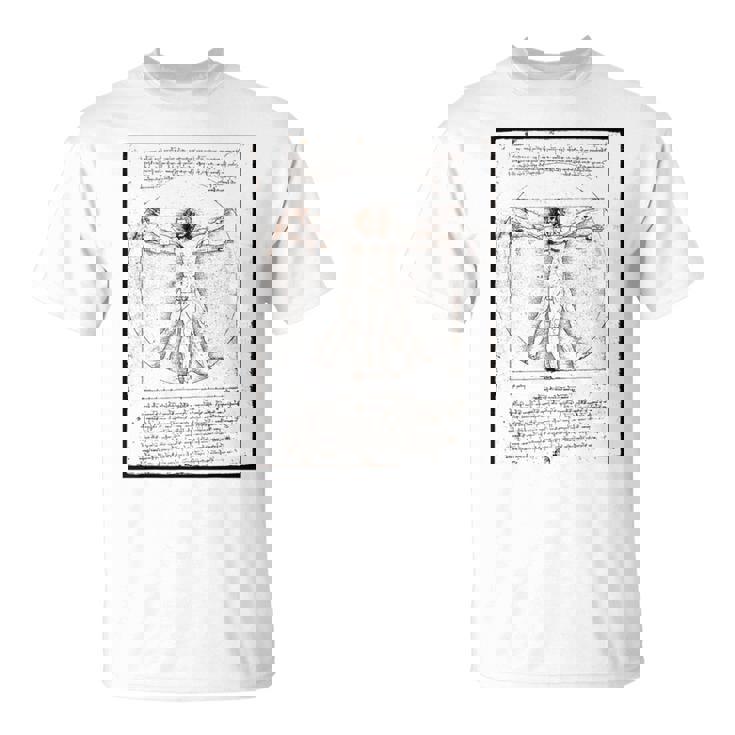 レオナルド・ダ・ヴィンチの「ヴィトルヴィア人」 オリジナル Tシャツ