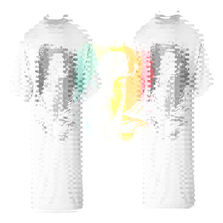 レトロなビンテージデザインのバーニーズマウンテンドッグ 長袖tシャツ Tシャツ