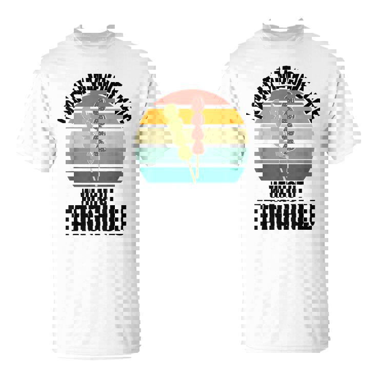 レトロタングル「Tanghuluなしでは人生は想像できない」 Tシャツ