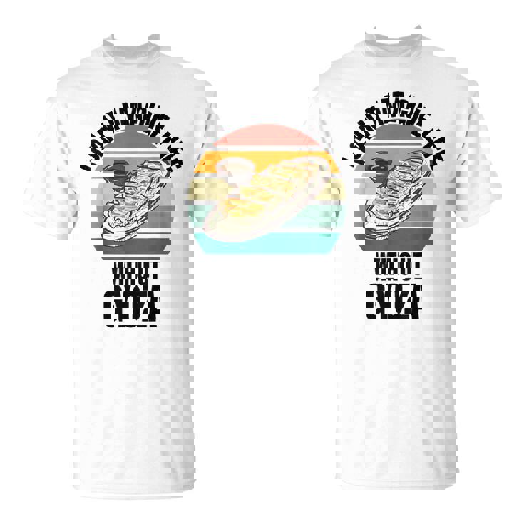 レトロ可愛い餃子 ギョーザなしでは人生は想像できない。 Tシャツ