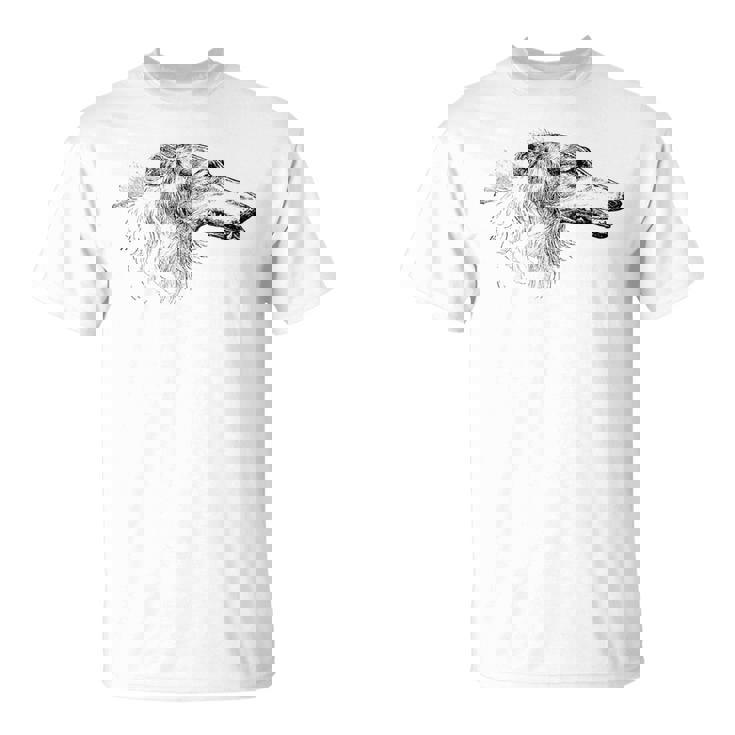 ロシアンハウンドドッグ ボルゾイ Tシャツ