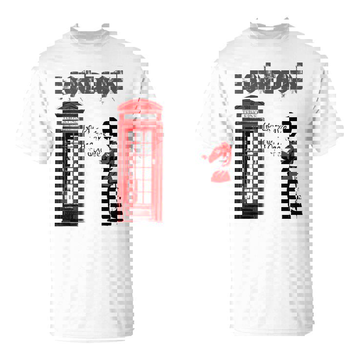 ロンドン・バンクシー・ゴッド・セーブ・ザ・クイーン Tシャツ