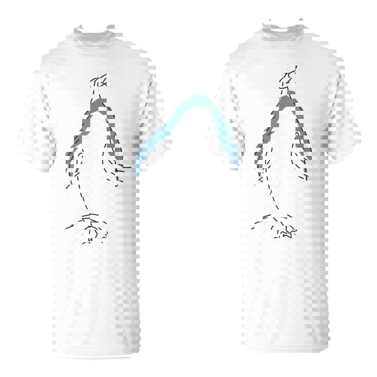 ワンライン キングペンギン エンペラーペンギン シーバード ぺんぎん Tシャツ