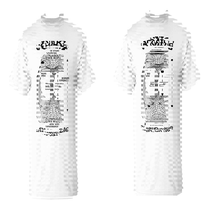 ワームホール アインシュタイン-ローゼンブリッジ ブラックホール ハイパースペース物理学 Tシャツ