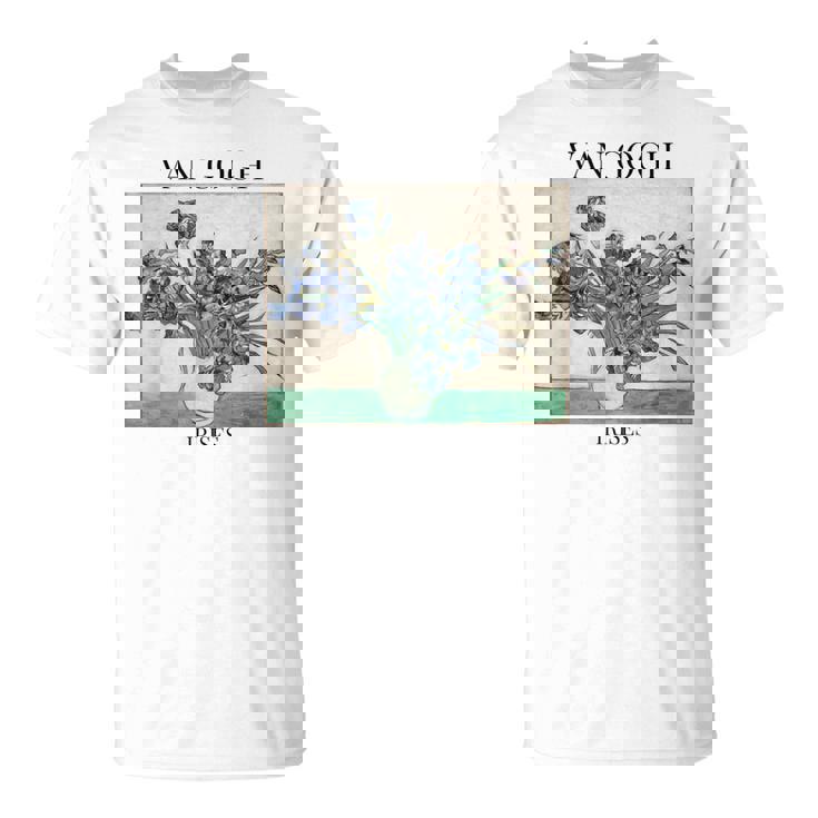 ヴァン・ゴッホ アイリス 印象派 アート絵画 ヴィンセント・ヴァン・ゴッホ Tシャツ