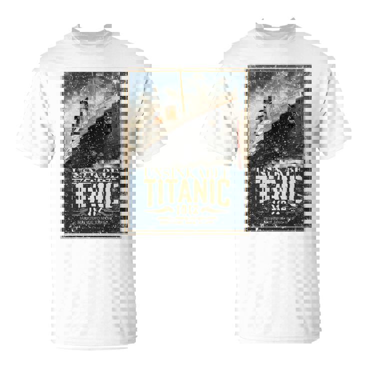 ヴィンテージ Rms タイタニック 1912 クルーズ歴史ポスター 記念品 長袖tシャツ Tシャツ