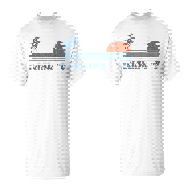 ヴィンテージ ラハイナ マウイ ハワイ ビーチ レトロ ハワイアン 70年代ギフト Tシャツ