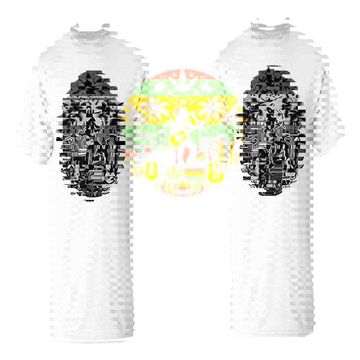 ヴィンテージ レゲエ服 ジャマイカ服 ラスタ服 レゲエ Tシャツ