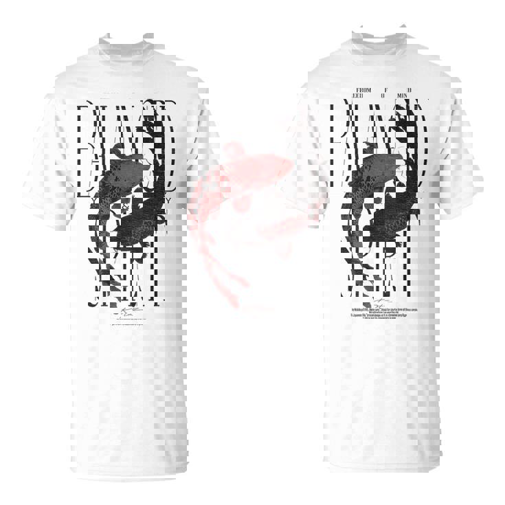 ヴィンテージグラフィティ錦鯉魚バックプリント鯉鯉 Tシャツ