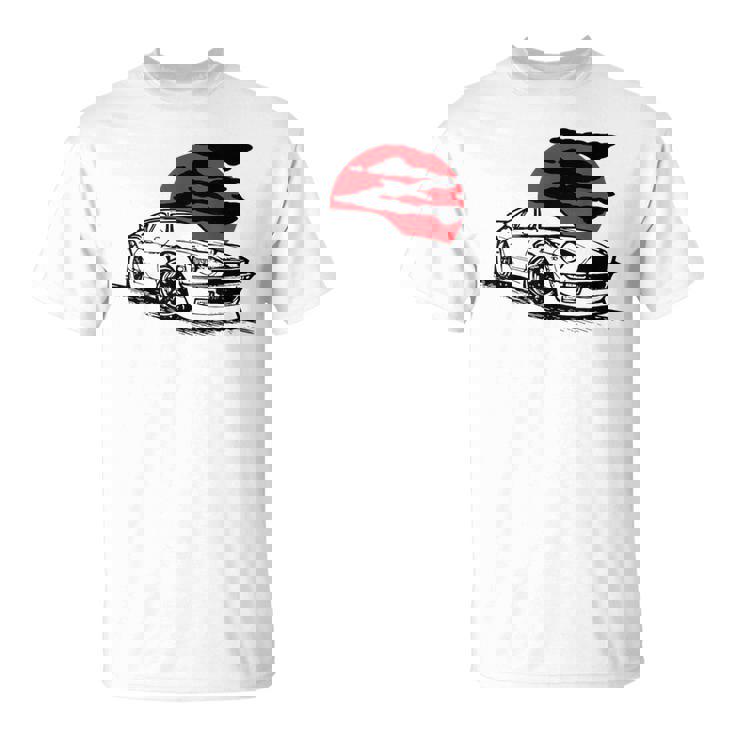 ヴィンテージジャパニーズクラシックカー、レーシングモータースポーツ Tシャツ