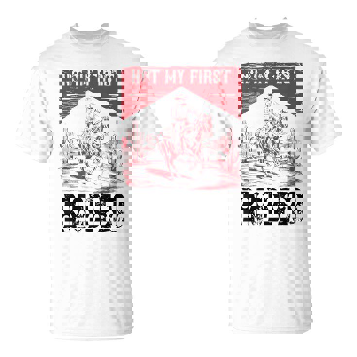 ヴィンテージ・ノット・マイ・ファースト・ロデオ、ファニー・ライディング・カウボーイ・ロデオ Tシャツ