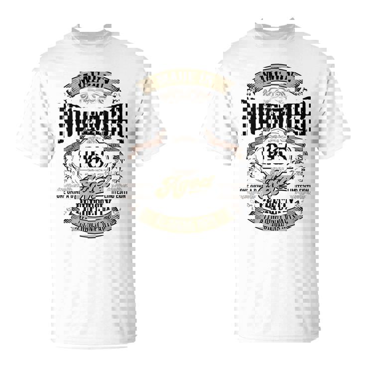 ヴィンテージ還暦祝い 1965年11月生まれ 60歳 Tシャツ