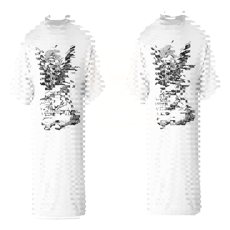 ヴェネツィア共和国のサンマルコ市の翼のあるライオン。 Tシャツ