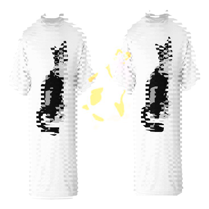 三毛猫ポートレート かわいい三毛猫 三毛猫好き Tシャツ