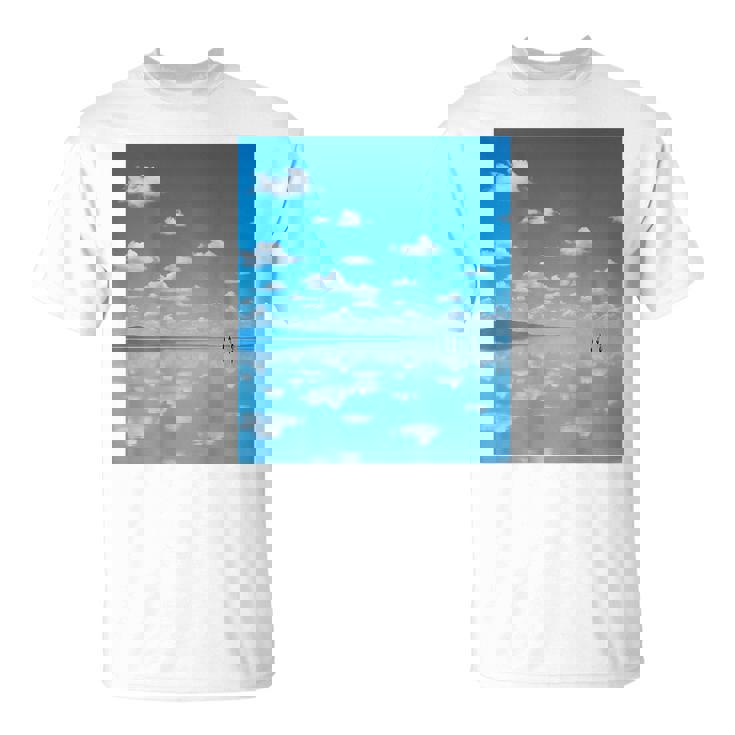 世界一美しい鏡張りの風景 Tシャツ