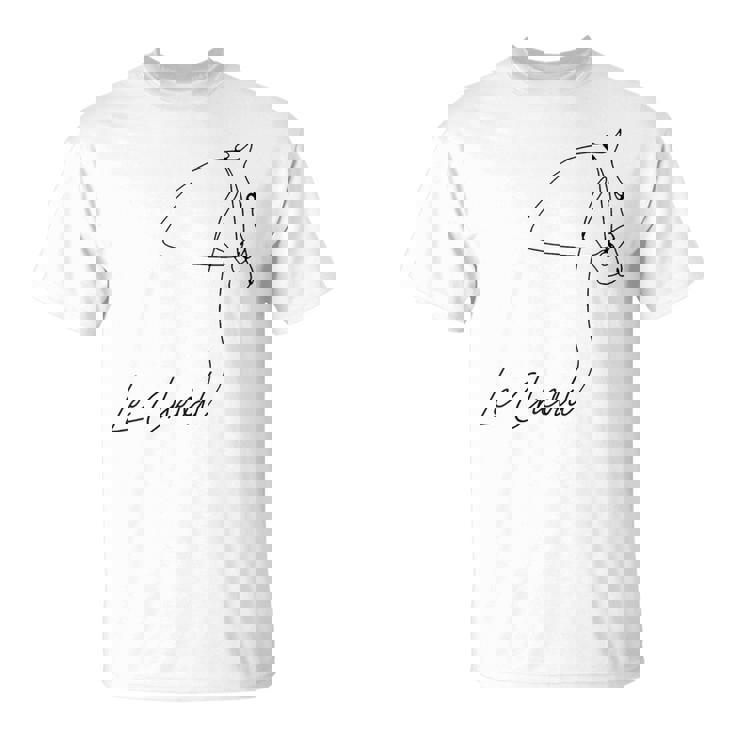 乗馬用シャツ フランス語の言葉 Le Cheval Tシャツ