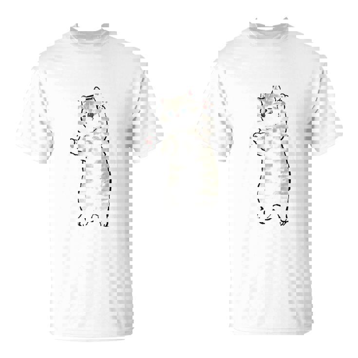 五十歩ひゃっほう 猫 ネタ ことわざ ことわざのもじり ジョーク ギャグ ダジャレ ツッコミ おもしろ メンズ 半袖 長袖tシャツ Tシャツ