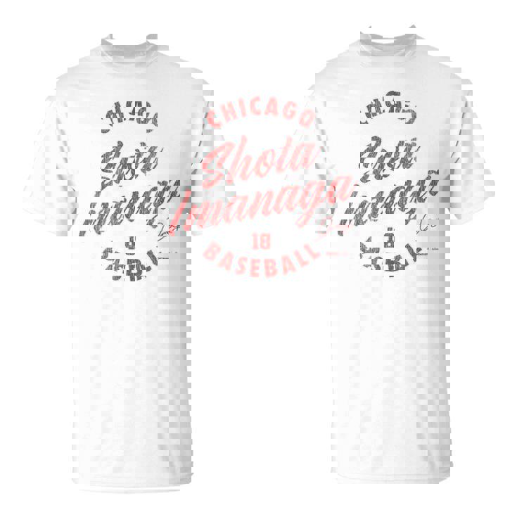 今永翔太 シカゴ 野球 ヴィンテージ 筆記体 Mlbpa Tシャツ