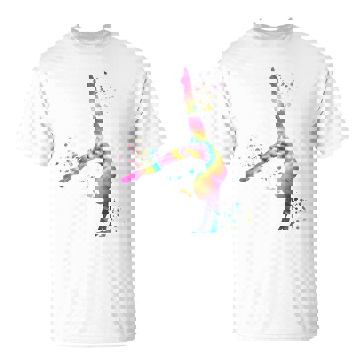 体操 床付き 女の子 キッズ 新体操 Tシャツ