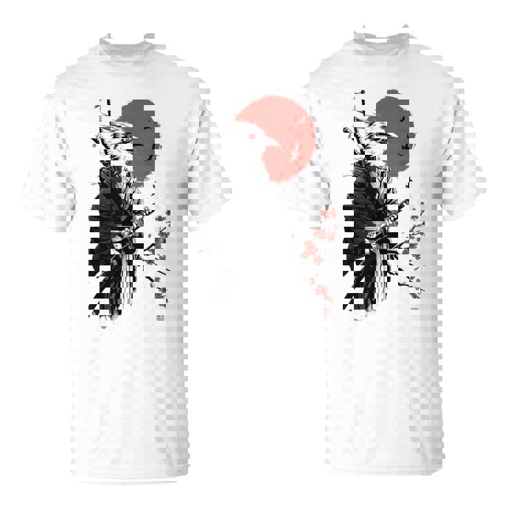 侍戦士 鳥 日本 アニメ グラフィックデザイン Tシャツ