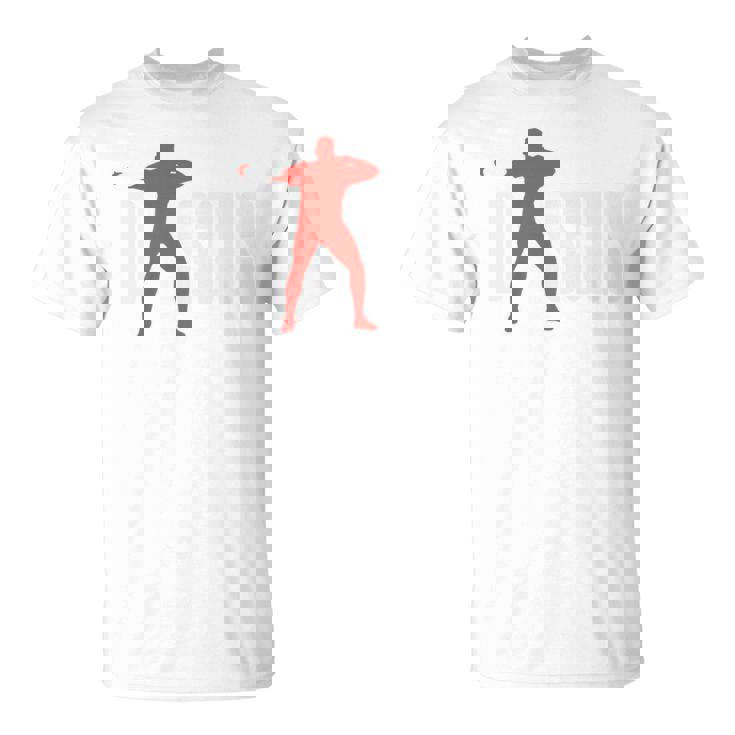 円盤 面白い 円盤投げ 長袖tシャツ Tシャツ