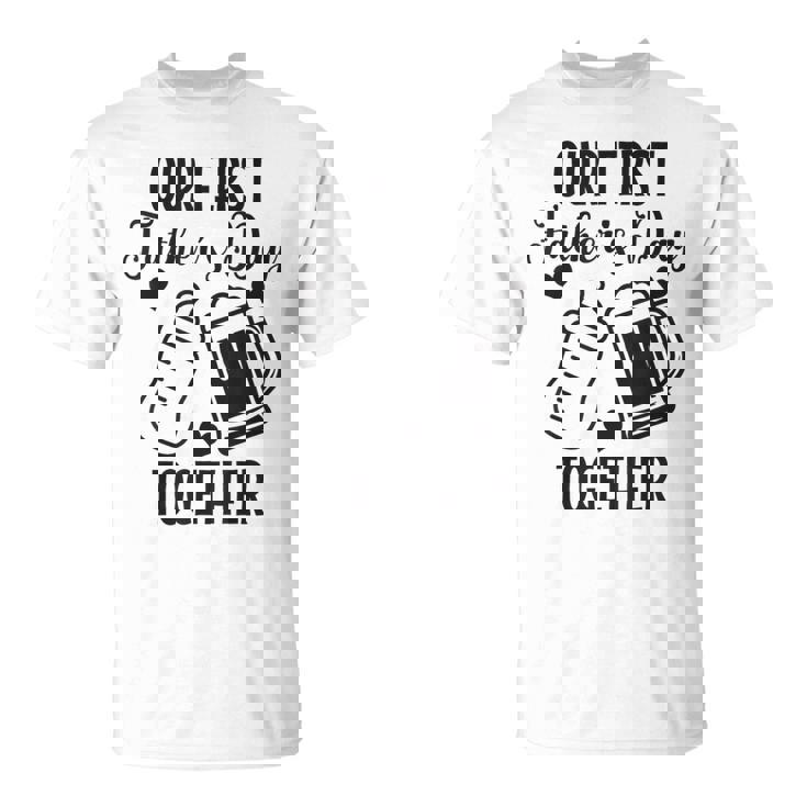 初めての父の日 Together Beer First Time Dad Tシャツ