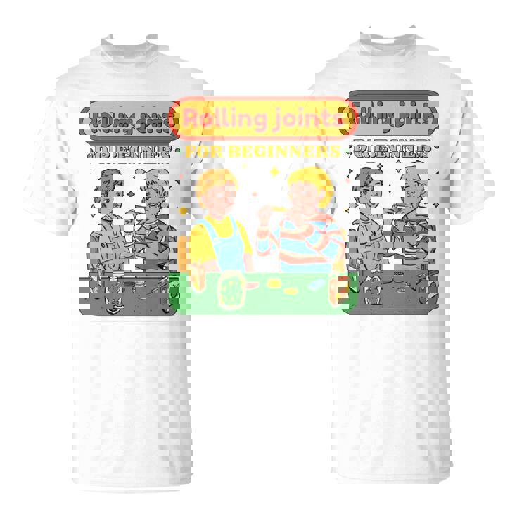 初心者向けツイストジョイント 大麻マリファナ 長袖tシャツ Tシャツ