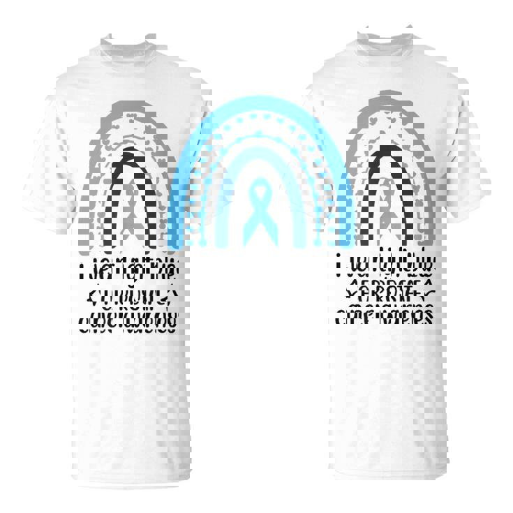 前立腺がん啓発 ライトブルー アーチ Tシャツ