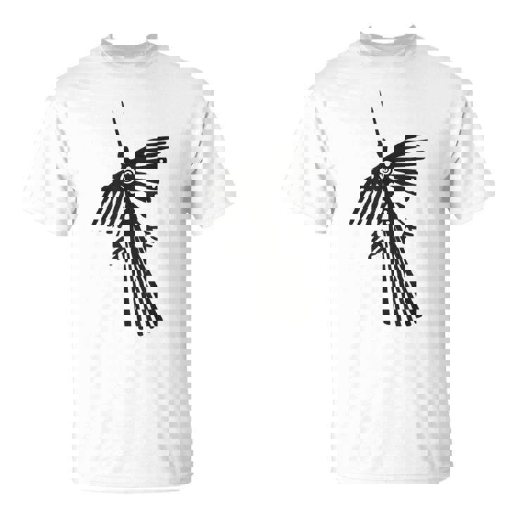 南米のペルーナスカラインハチドリコンドルのシルエット。 Tシャツ