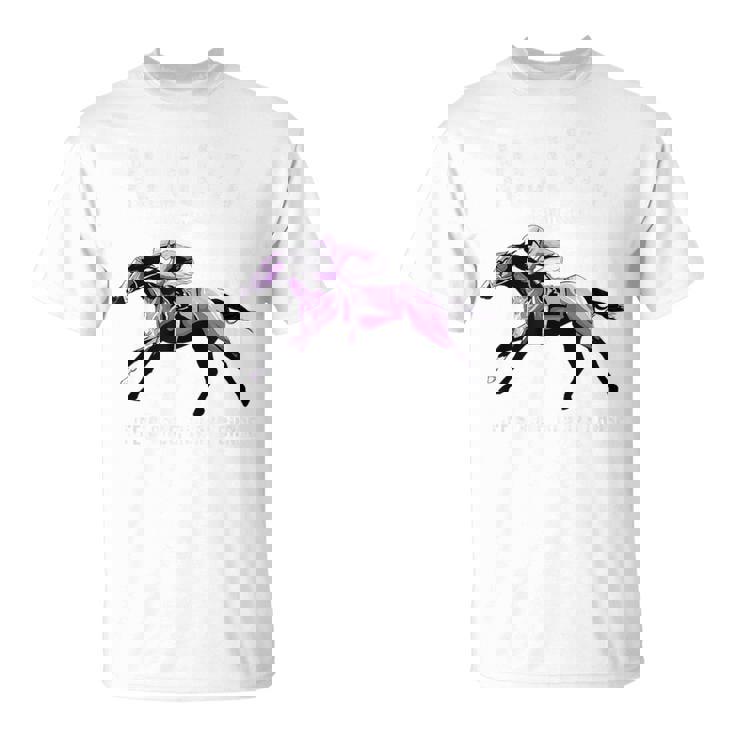 喜寿祝い 競馬好き うま 馬好き 父 母 男性 女性 77歳お祝い Life's Race Always Chase Tシャツ