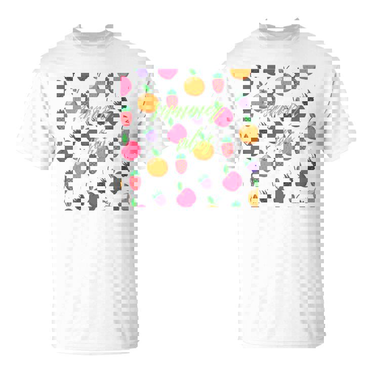 夏の雰囲気、フルーツ好き、夏のフルーツ、シトラスディライト 長袖tシャツ Tシャツ