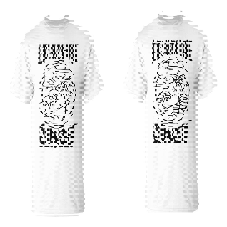 夕日を眺めてみよう Tシャツ