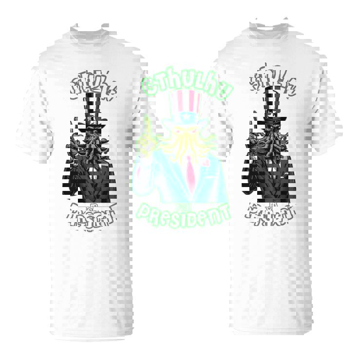 大統領のためのクトゥルフ 長袖tシャツ Tシャツ