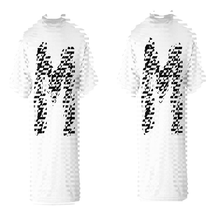 太字 クリエイティブ ゼブラマーカー 文字 M デザイン アニマルシリーズ Tシャツ