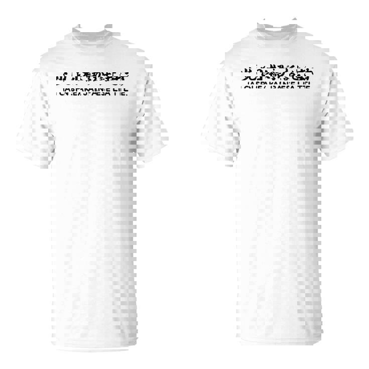 少し日本語が話せます Tシャツ