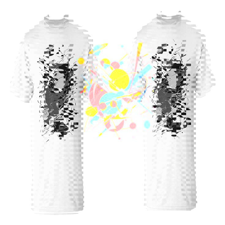 幾何学 抽象 カラフル アート グラフィック 幾何学模様 Tシャツ