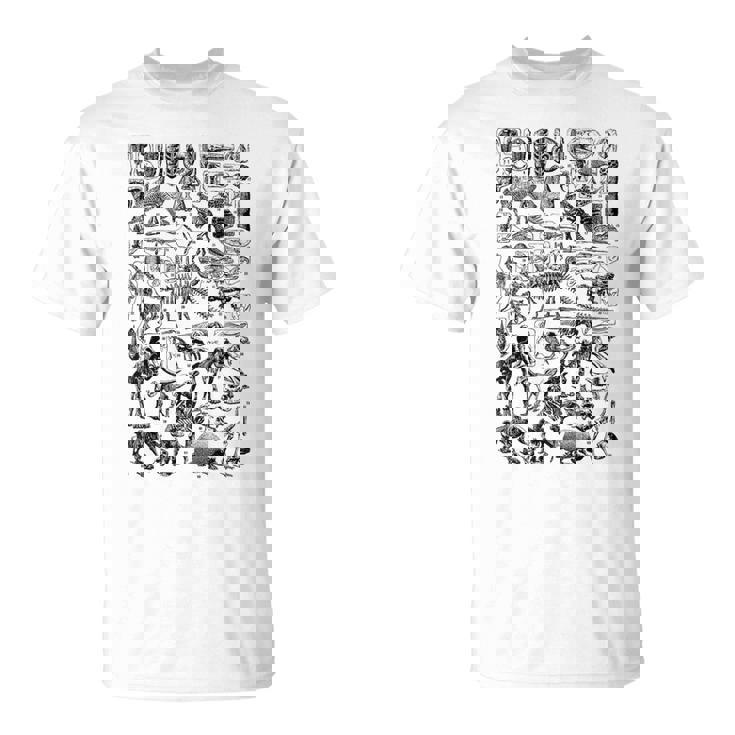 恐竜の化石 T-Rex 古生物学 ヴィンテージ 考古学 ギフト Tシャツ