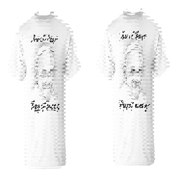 教皇フランシスコ クリスチャン カトリック ビバ イル パパ 教皇 フランシスコ Tシャツ