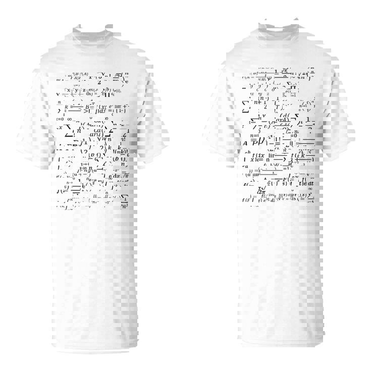 数学方程式と計算、微積分と代数、科学。 Tシャツ