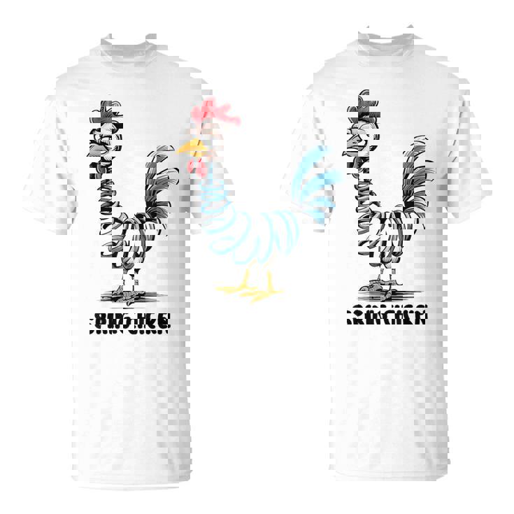 春のチキンチキンポゴスティックファニーチキン Tシャツ