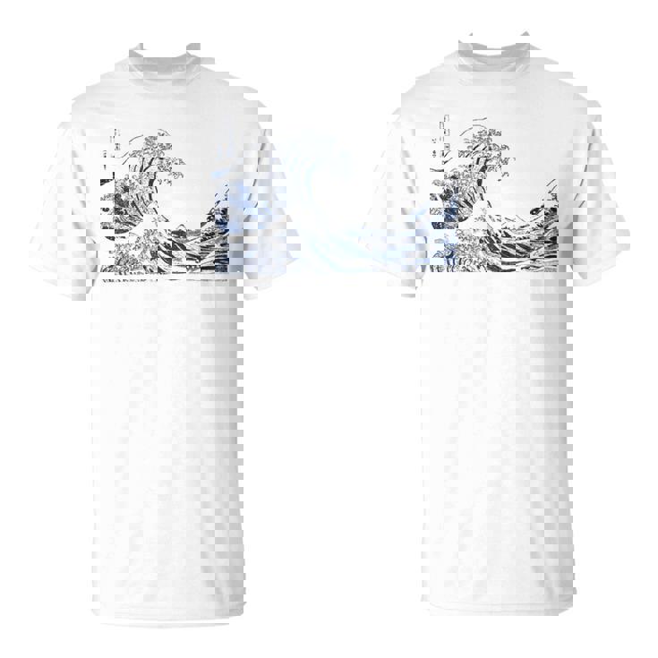 有名ヴィンテージアート グレートウェーブ 葛飾北斎 おしゃれ Tシャツ